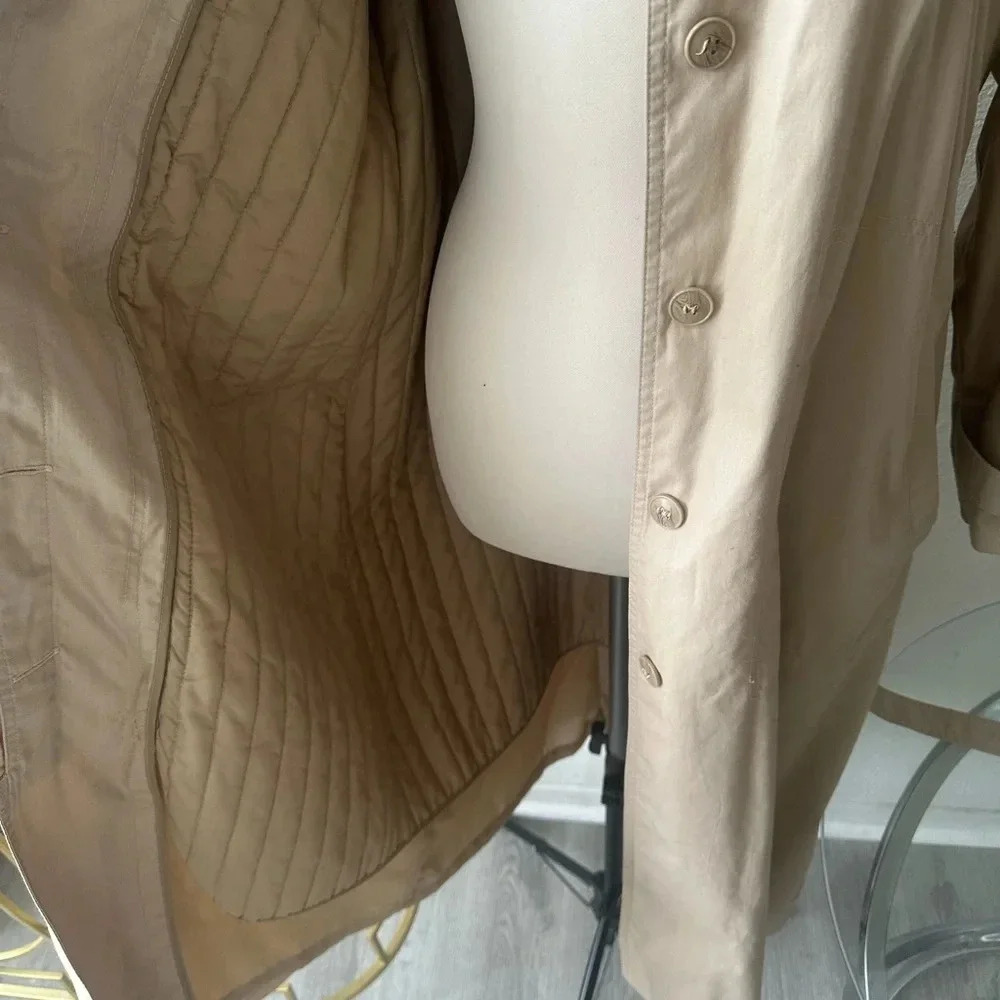 Vintage trench coat 🧥 Sz 16 fits likee M-L - Picture 5 of 6